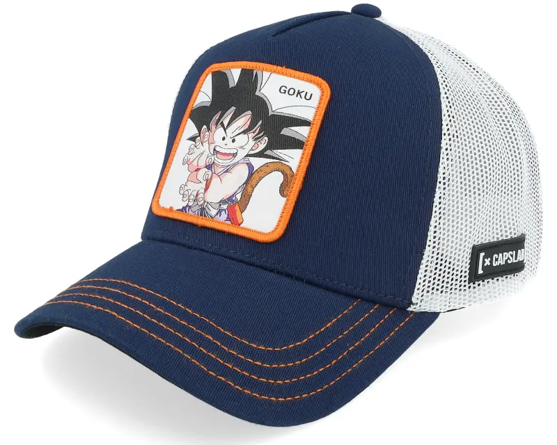 Capslab Dragon Ball Goku Blue A-Frame Trucker online