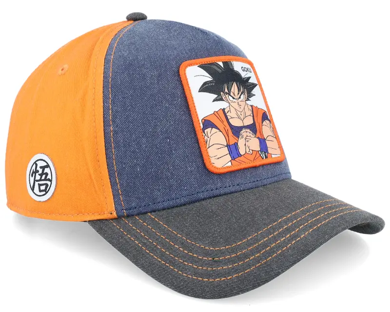 Capslab Dragon Ball Goku Orange/Blue/Grey A-Frame Trucker online