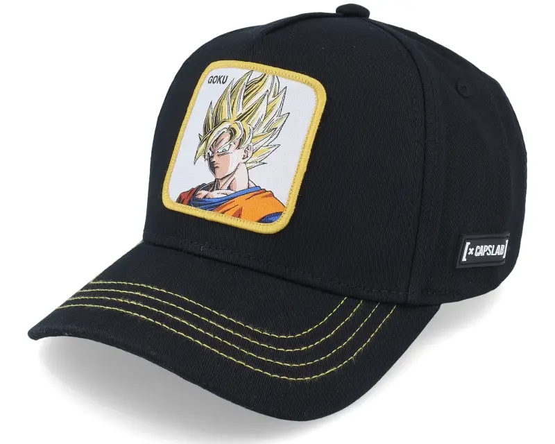 Capslab Dragon Ball Goku Super Saiyan Black/Black/Yellow Adjustable online
