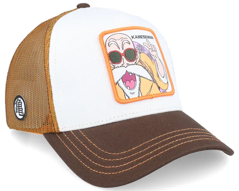 Capslab Dragon Ball Kame Brown/White A-Frame Trucker online