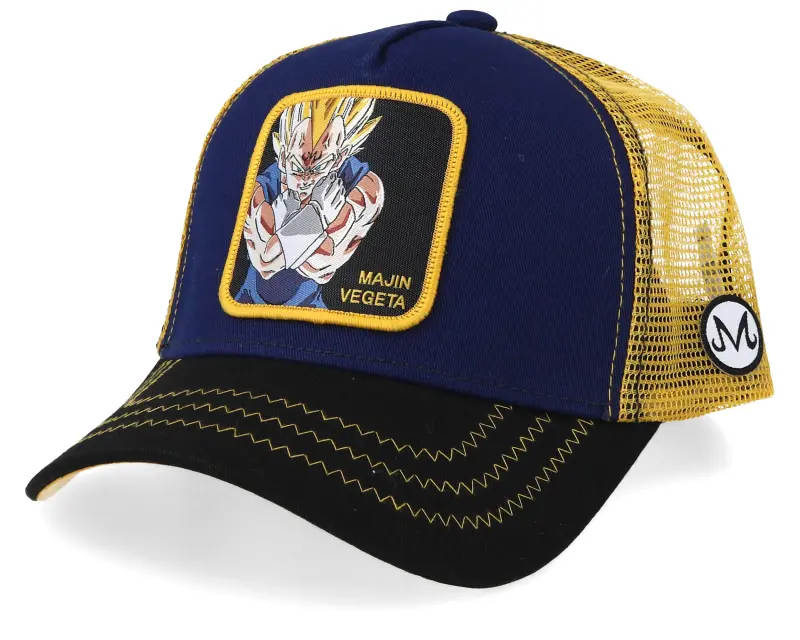 Capslab Dragon Ball Majin Vegeta Navy/Black/Yellow Trucker online