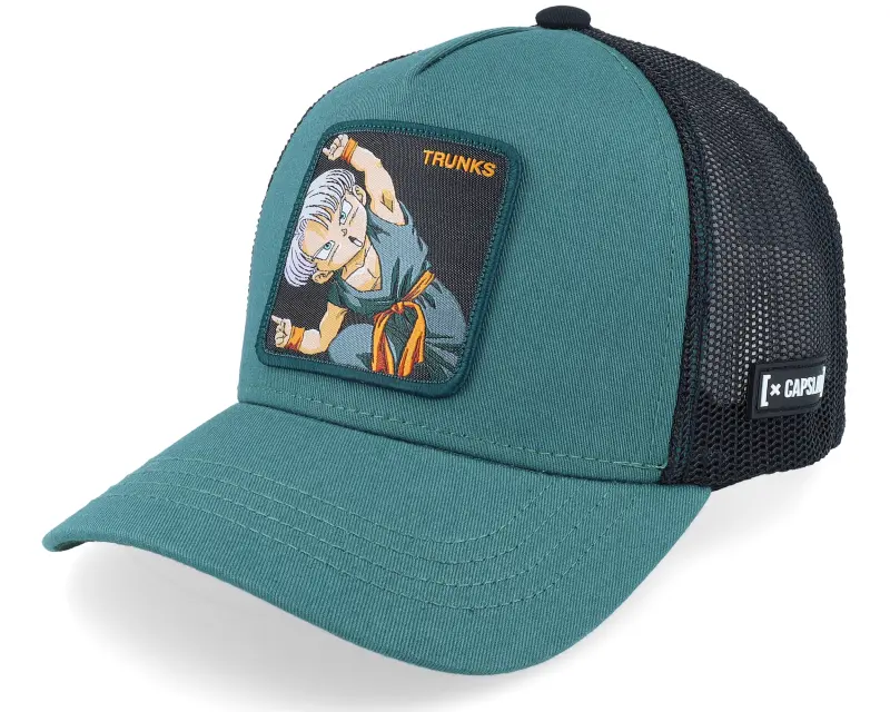Capslab Dragon Ball Trunks Petrol/Black Trucker online