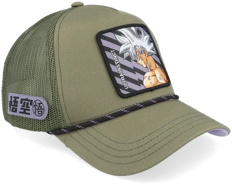 Capslab Dragon Ball Ultra Dark Green A-Frame Trucker online