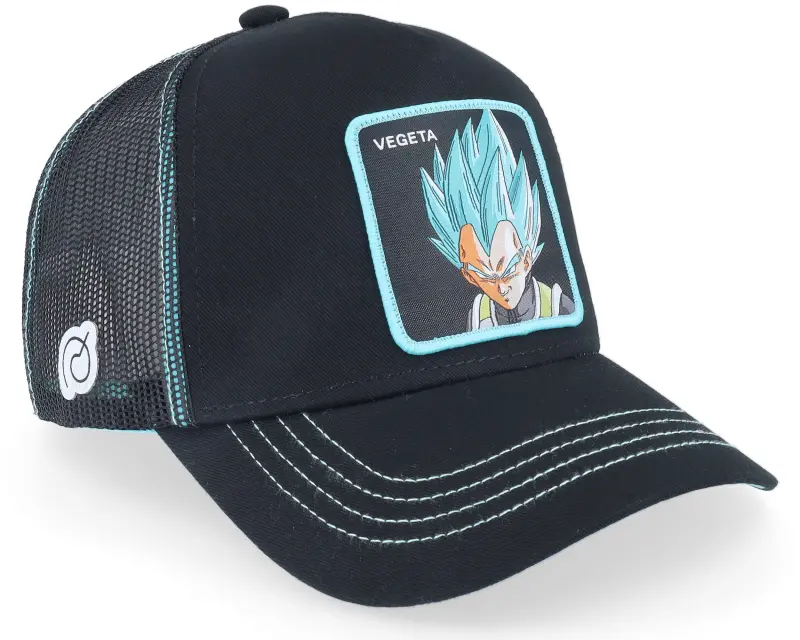 Capslab Dragon Ball Vegeta Black/Turquoise Trucker online
