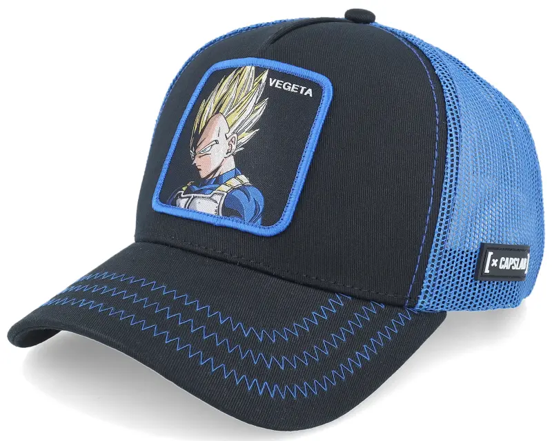 Capslab Dragon Ball Vegeta Blue/Black A-Frame Trucker online