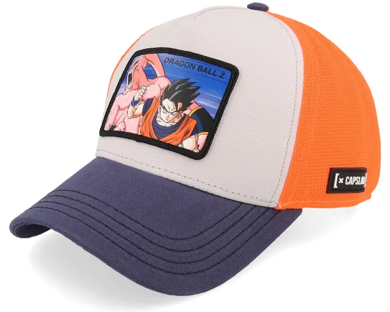 Capslab Dragon Ball Z Premium Burgundy/Grey/Blue A-Frame Trucker online