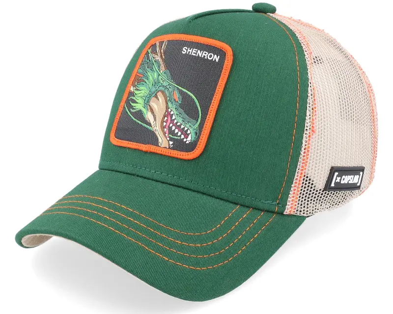 Capslab Dragon Ball Z Shenron Green/Beige Trucker online