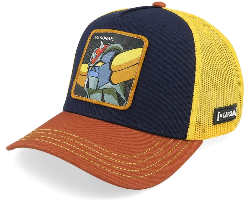 Capslab Goldorak Robot Yellow/Blue/Brown A-Frame Trucker online
