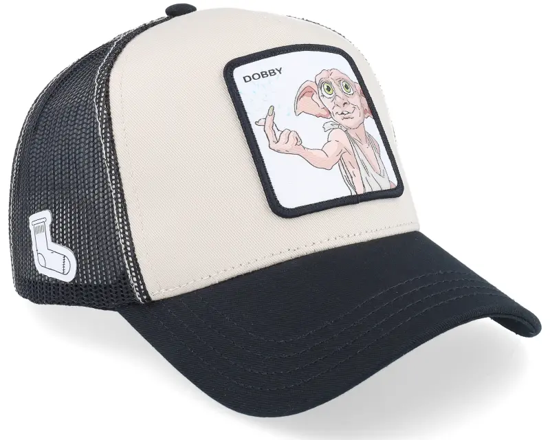 Capslab Harry Potter Dobby Black/Beige A-Frame Trucker online