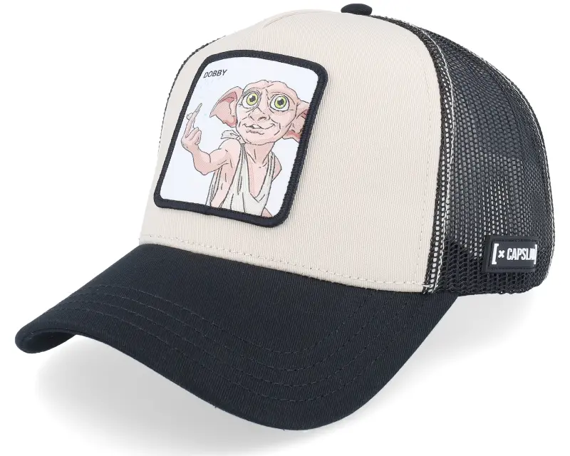 Capslab Harry Potter Dobby Black/Beige A-Frame Trucker online
