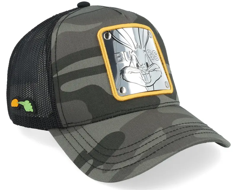 Capslab Looney Tunes Bugs Bunny Black/Camoflauge A-Frame Trucker online