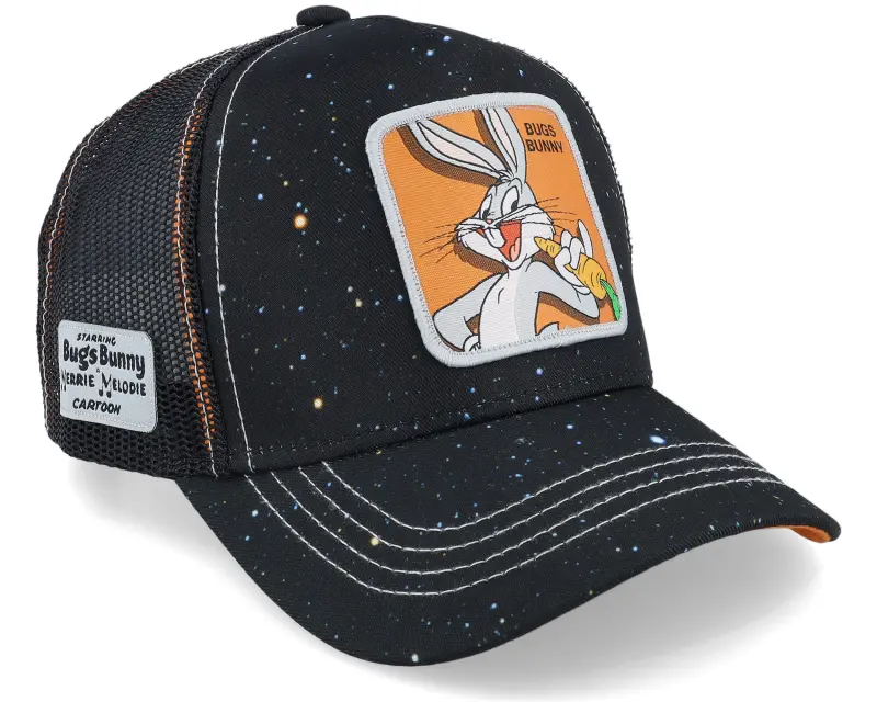 Capslab Looney Tunes Bugs Bunny Black Trucker online