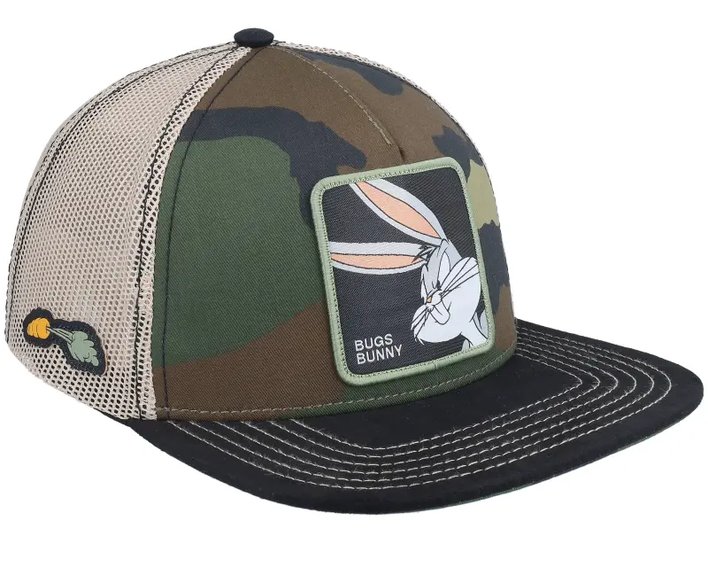 Capslab Looney Tunes Bugs Bunny Camouflage/Black Trucker online