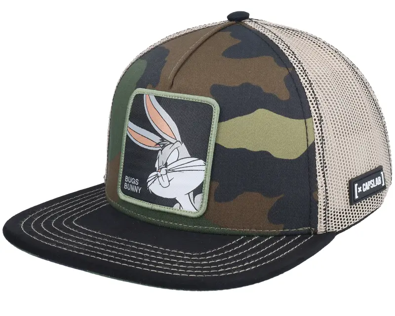 Capslab Looney Tunes Bugs Bunny Camouflage/Black Trucker online