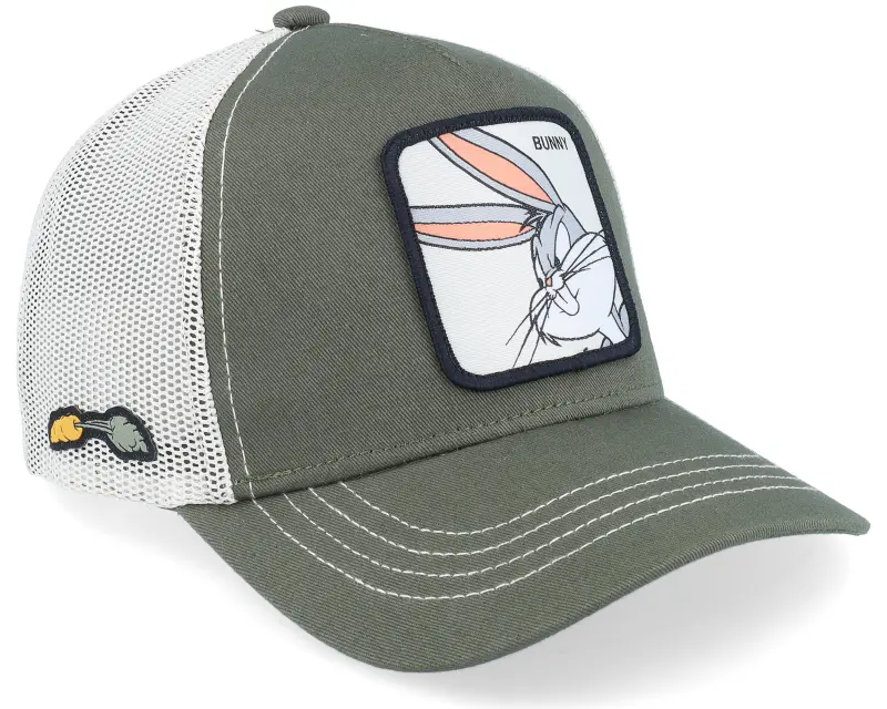 Capslab Looney Tunes Bugs Bunny Olive/White Trucker online