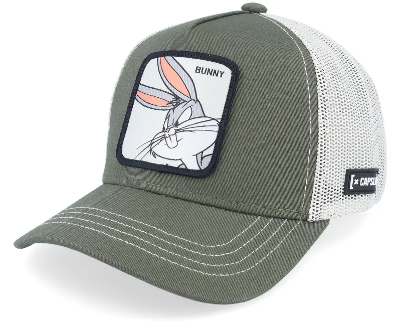 Capslab Looney Tunes Bugs Bunny Olive/White Trucker online
