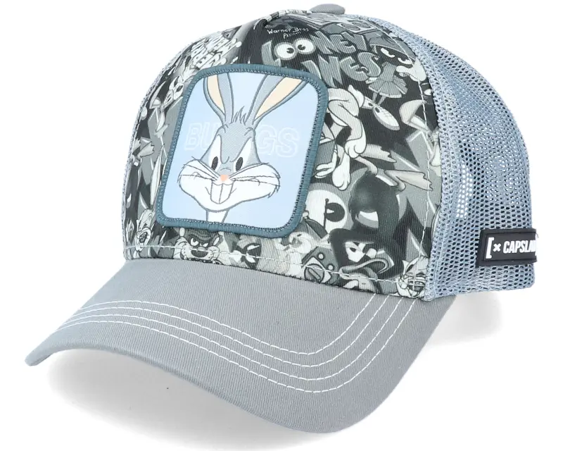 Capslab Looney Tunes Bugs Bunny Print/Grey Trucker online