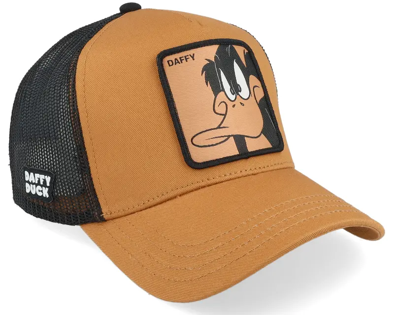 Capslab Looney Tunes Daffy Duck Brown A-Frame Trucker online