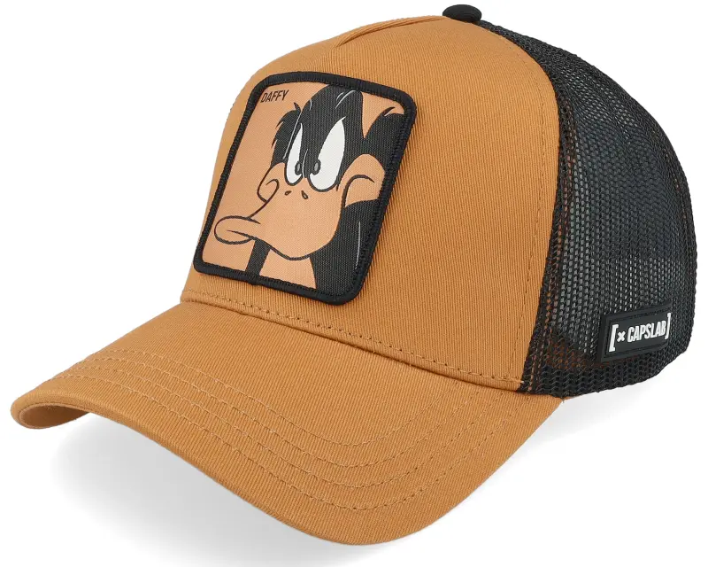 Capslab Looney Tunes Daffy Duck Brown A-Frame Trucker online