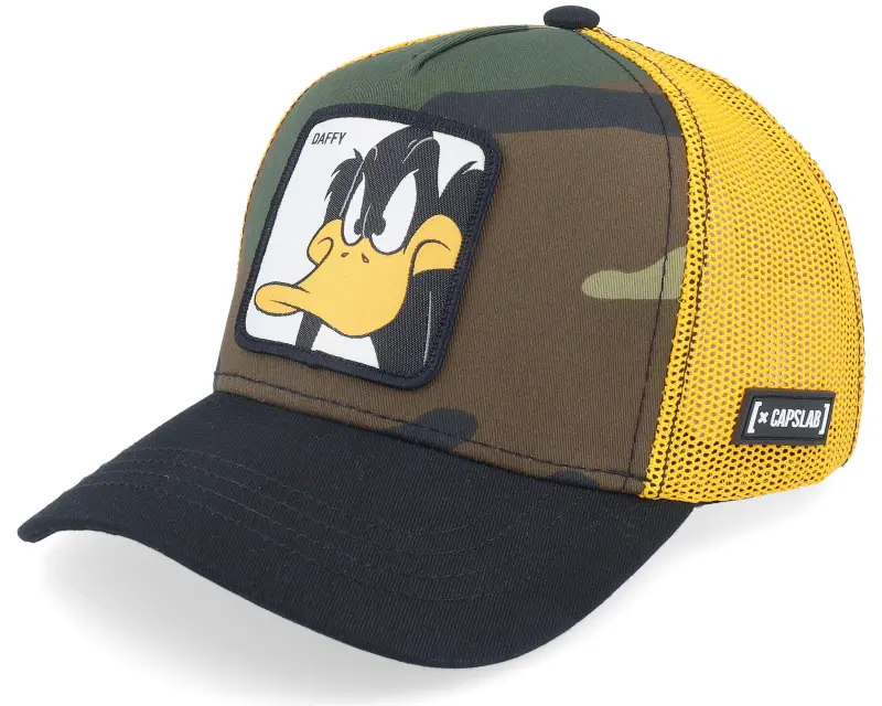 Capslab Looney Tunes Daffy Duck Camp/Yellow/Black Trucker online
