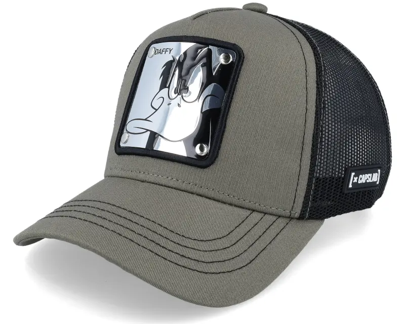 Capslab Looney Tunes Daffy Duck Olive Trucker online