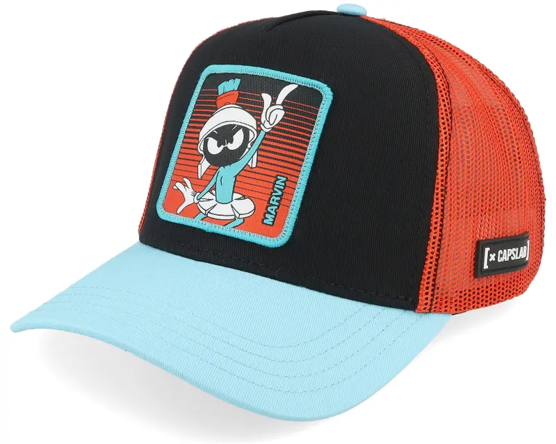 Capslab Looney Tunes Martian Burgundy/Black/Blue A-Frame Trucker online