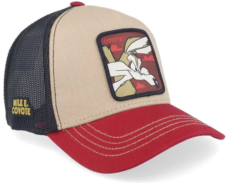 Capslab Looney Tunes Wile E. Coyote Beige/Black/Red Trucker online