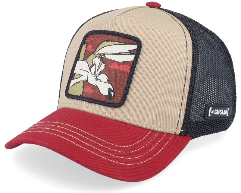 Capslab Looney Tunes Wile E. Coyote Beige/Black/Red Trucker online