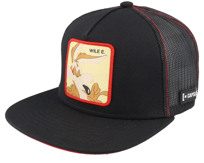 Capslab Looney Tunes Wile E Coyote Black Trucker online