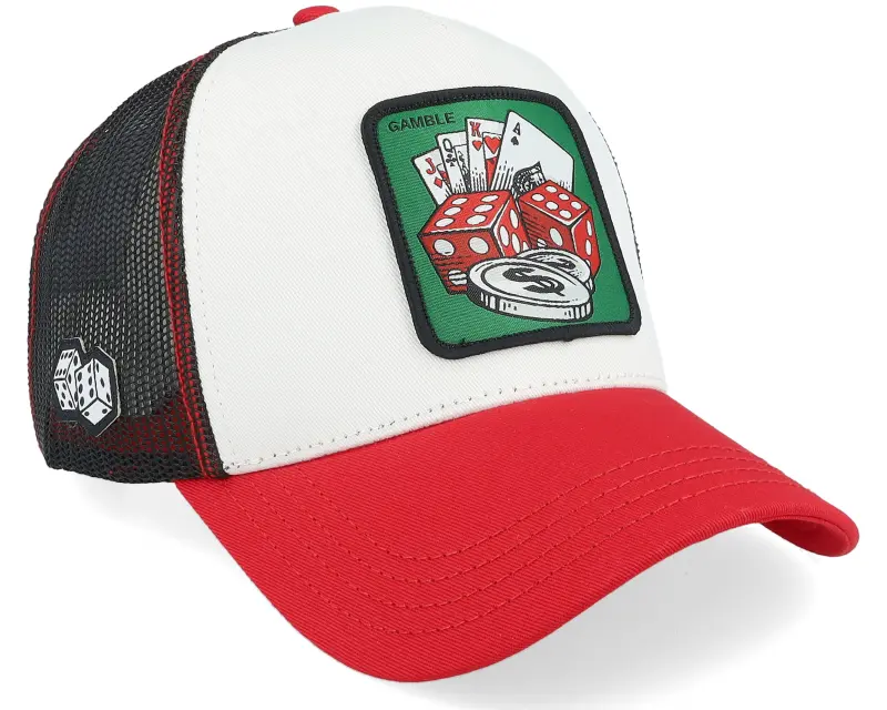 Capslab Lucky Gamble Black/White/Red Trucker online