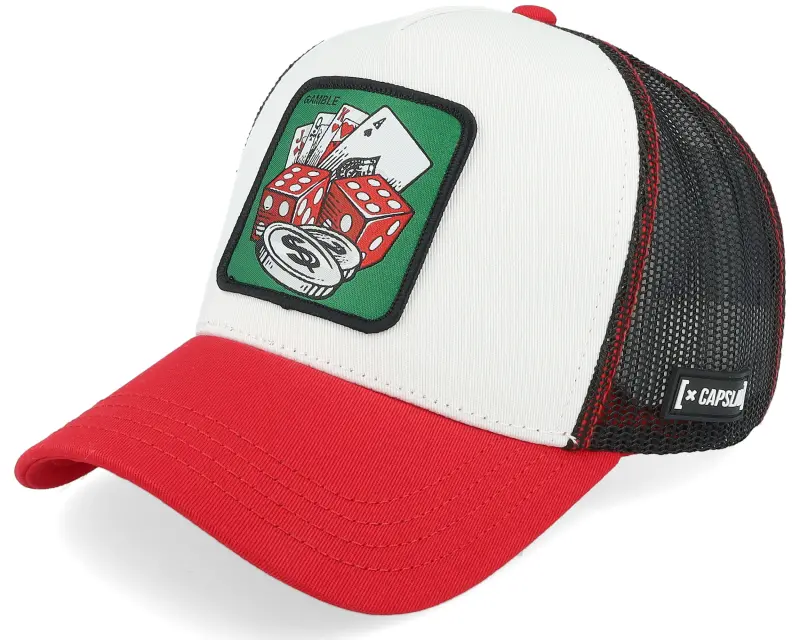 Capslab Lucky Gamble Black/White/Red Trucker online