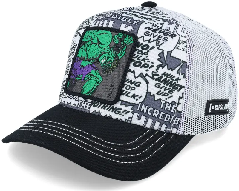 Capslab Marvel Hulk White/Black Trucker online