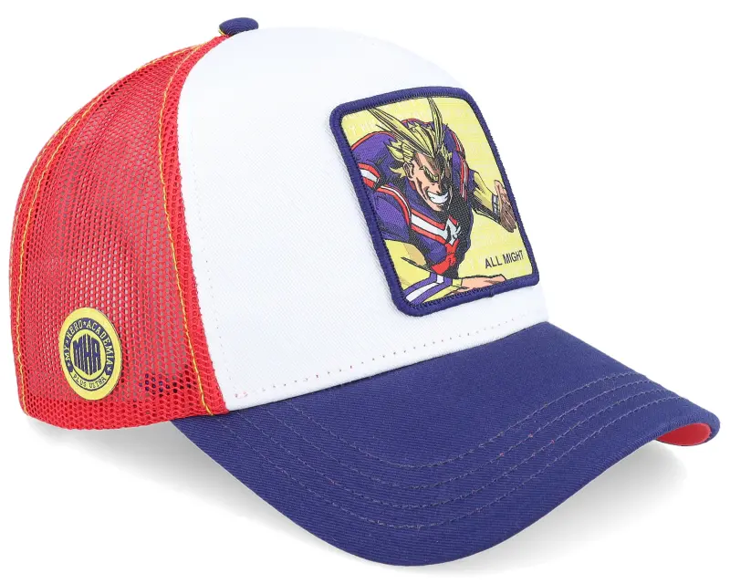 Capslab My Hero Academia All Might Red/White/Blue A-Frame Trucker online