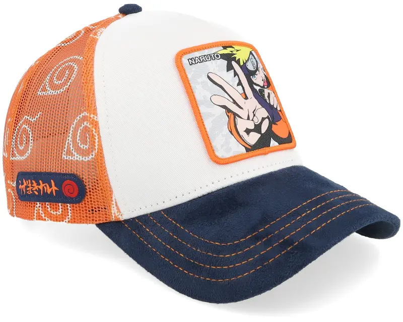 Capslab Naruto Orange/White/Navy A-Frame Trucker online