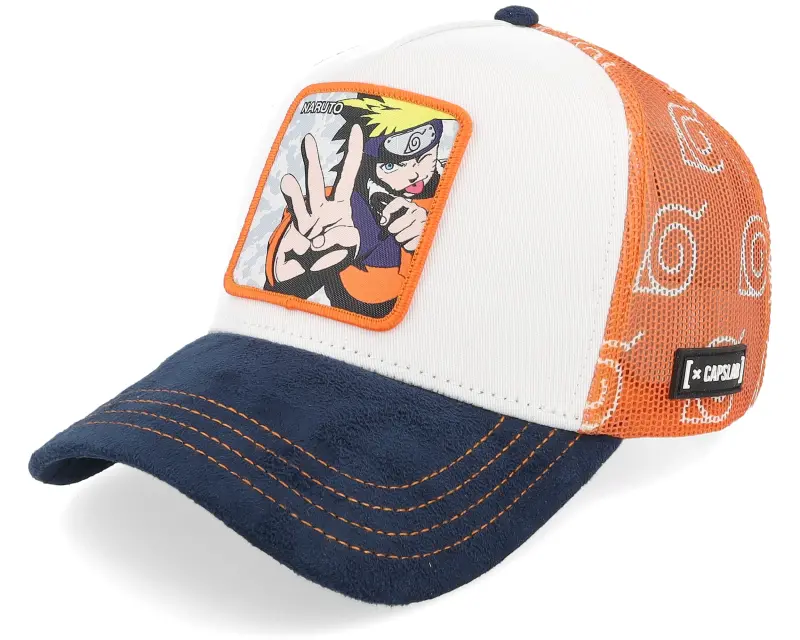 Capslab Naruto Orange/White/Navy A-Frame Trucker online