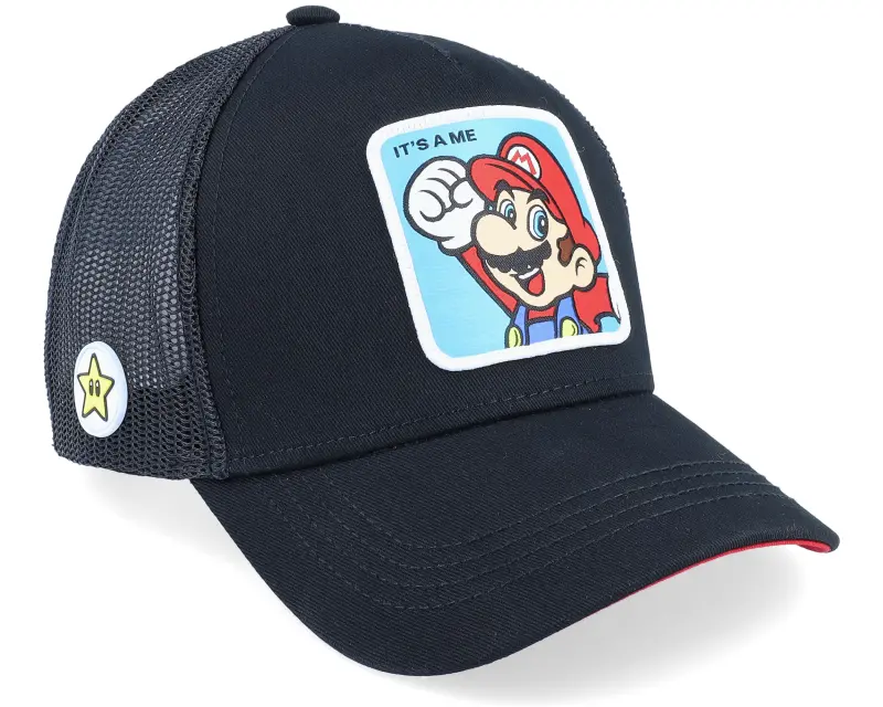 Capslab Nintendo Super Mario Bros Classic 2 Black Trucker online