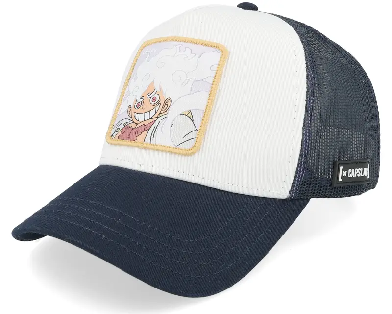 Capslab One Piece Gear Purple/White/Black A-Frame Trucker online