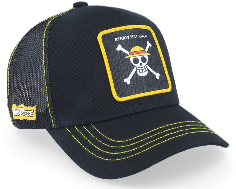 Capslab One Piece Logo Black Trucker online