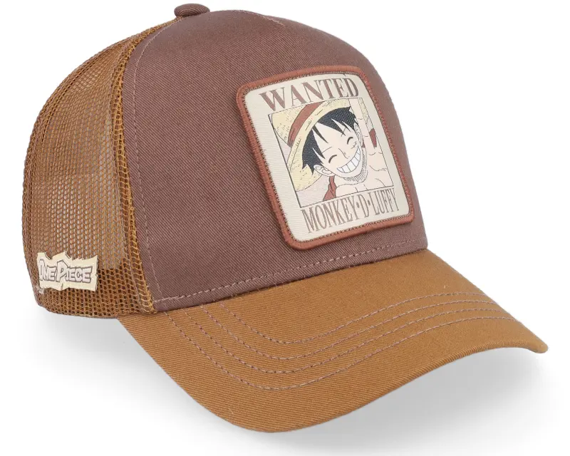 Capslab One Piece Wanted Brown Trucker online