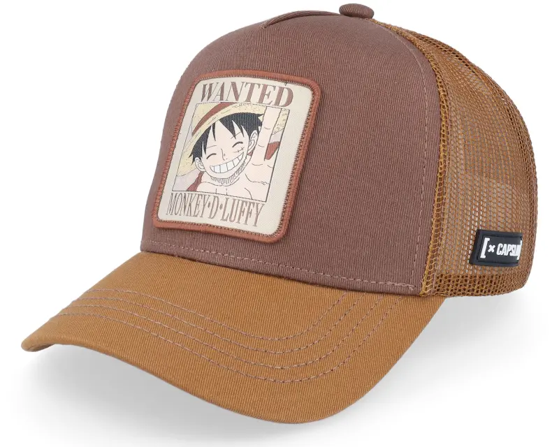 Capslab One Piece Wanted Brown Trucker online