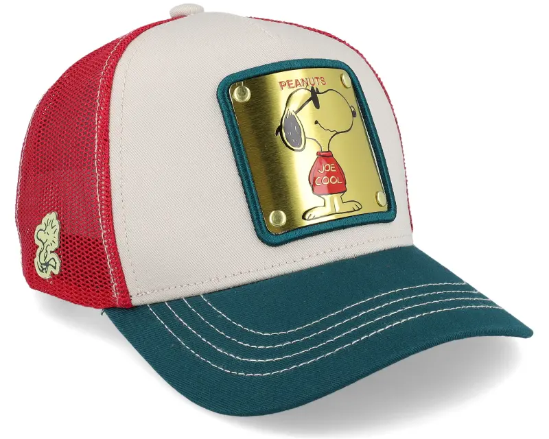 Capslab Peanuts Snoopy White/Red/Dark Green Trucker online