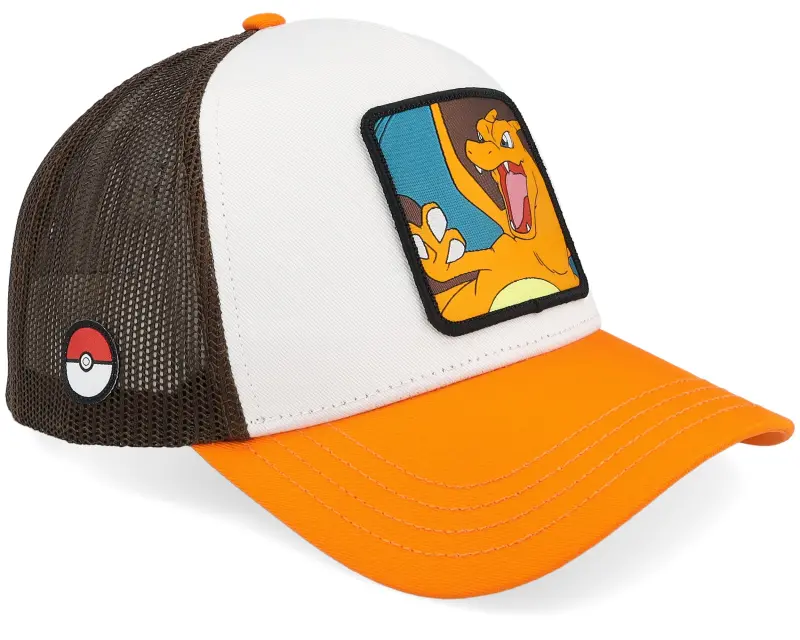 Capslab Pokemon Charizared Brown/White/Orange A-Frame Trucker online
