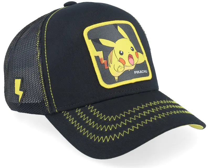 Capslab Pokemon Pikachu 7 Black Trucker online