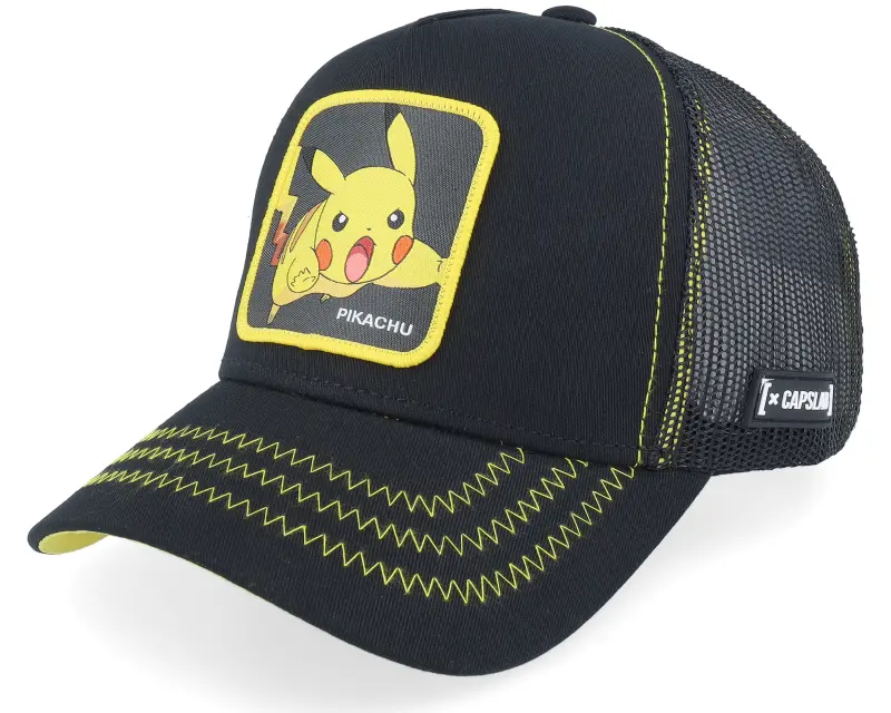 Capslab Pokemon Pikachu 7 Black Trucker online