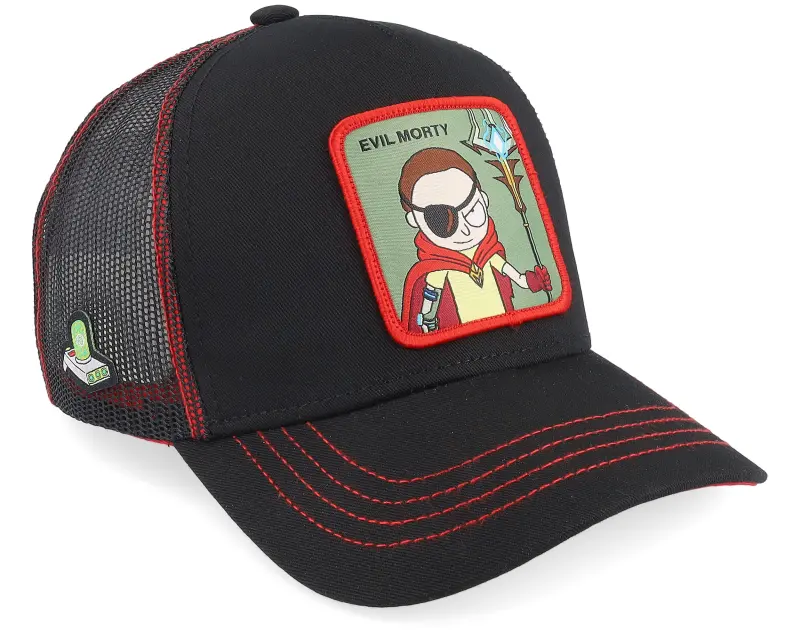 Capslab Rick & Morty Evil Morty Black Trucker online