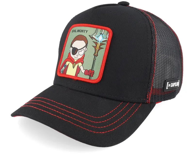 Capslab Rick & Morty Evil Morty Black Trucker online