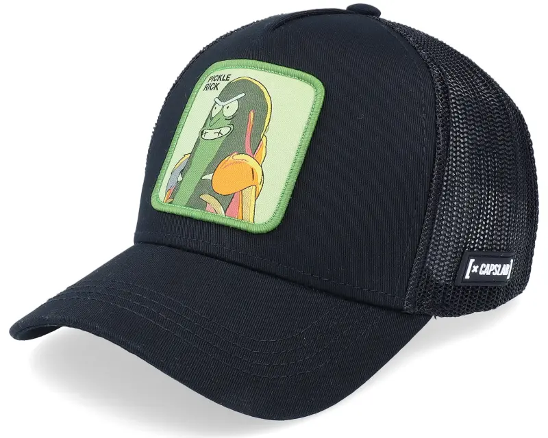 Capslab Rick & Morty Pickle Rick Black Trucker online