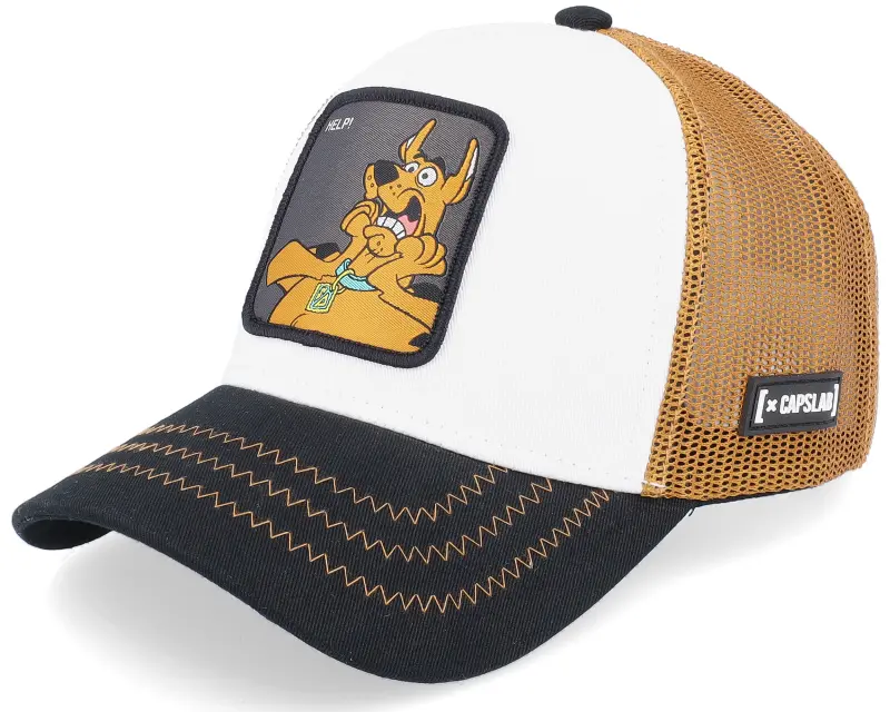 Capslab Scooby Doo White/Black/Brown Trucker online