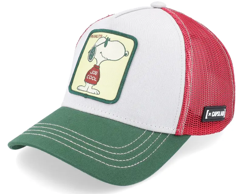 Capslab Snoopy Joe Cool Beige/Green/Red Trucker online