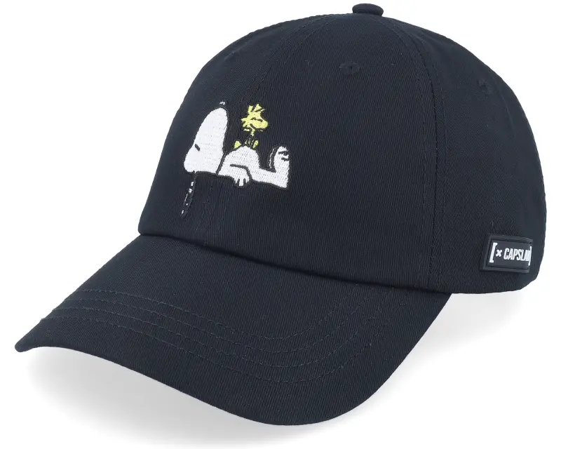 Capslab Snoopy & Woodstock Black Dad Cap online